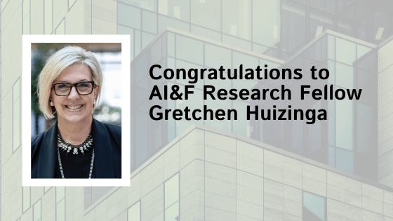 Congrats to AI&F Research Fellow Dr. Gretchen Huizinga on “Righteous AI”